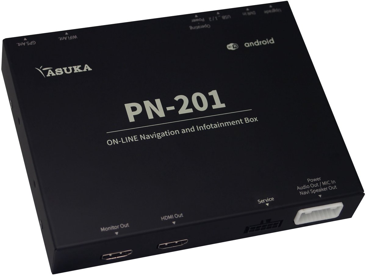 Asuka PN-201 / navigation / Android multimedia box met gratis Asuka LM-070A touch screen +bundel