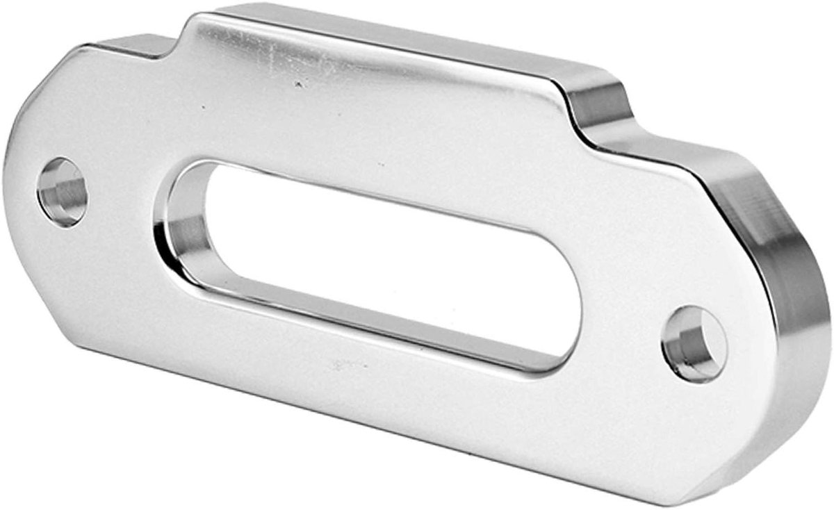 Allecto- Kabelgeleider voor Lier - Aluminium - Synthetische Kabel - Hawse Fairlead - Geschikt voor 2500-4000lbs - 124mm Gatafstand.