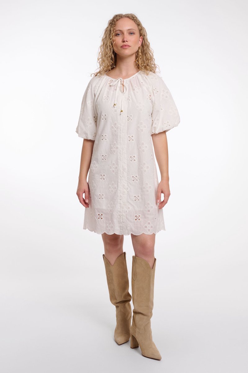 Rino & Pelle Jurken - Roxanne dress - Wit