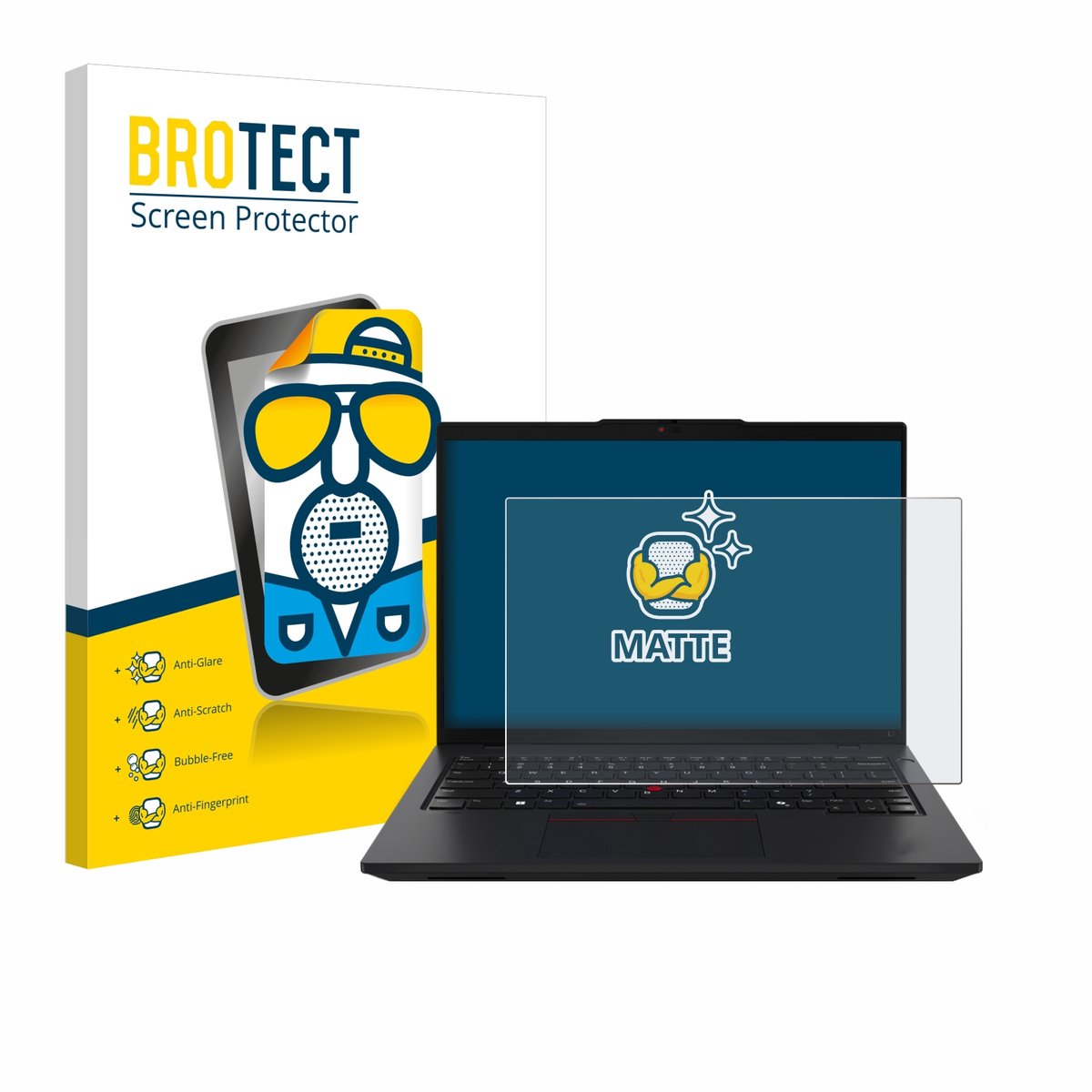 BROTECT - Screenprotector voor Lenovo ThinkPad L14 Gen 5 - Folie Beschermfolie matte