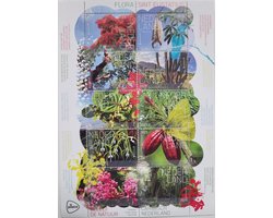 10x PostNL postzegels postfris tarief 1 - Nederland voor post tot 20 gram binnenland (zelfklevend, Flora Sint Eustatius)