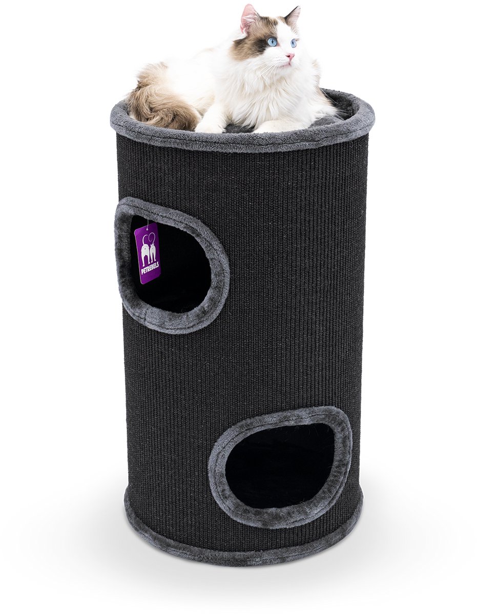 Bol.com Petrebels Dome 80 Krabton voor katten -Pepper - Ø 45 x 80 cm - stabiel aanbieding
