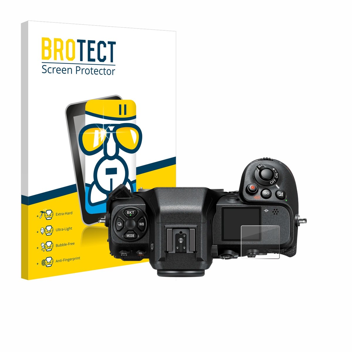 Screenprotector voor Nikon Z 8 (Schouderdisplay) Beschermglas transparant