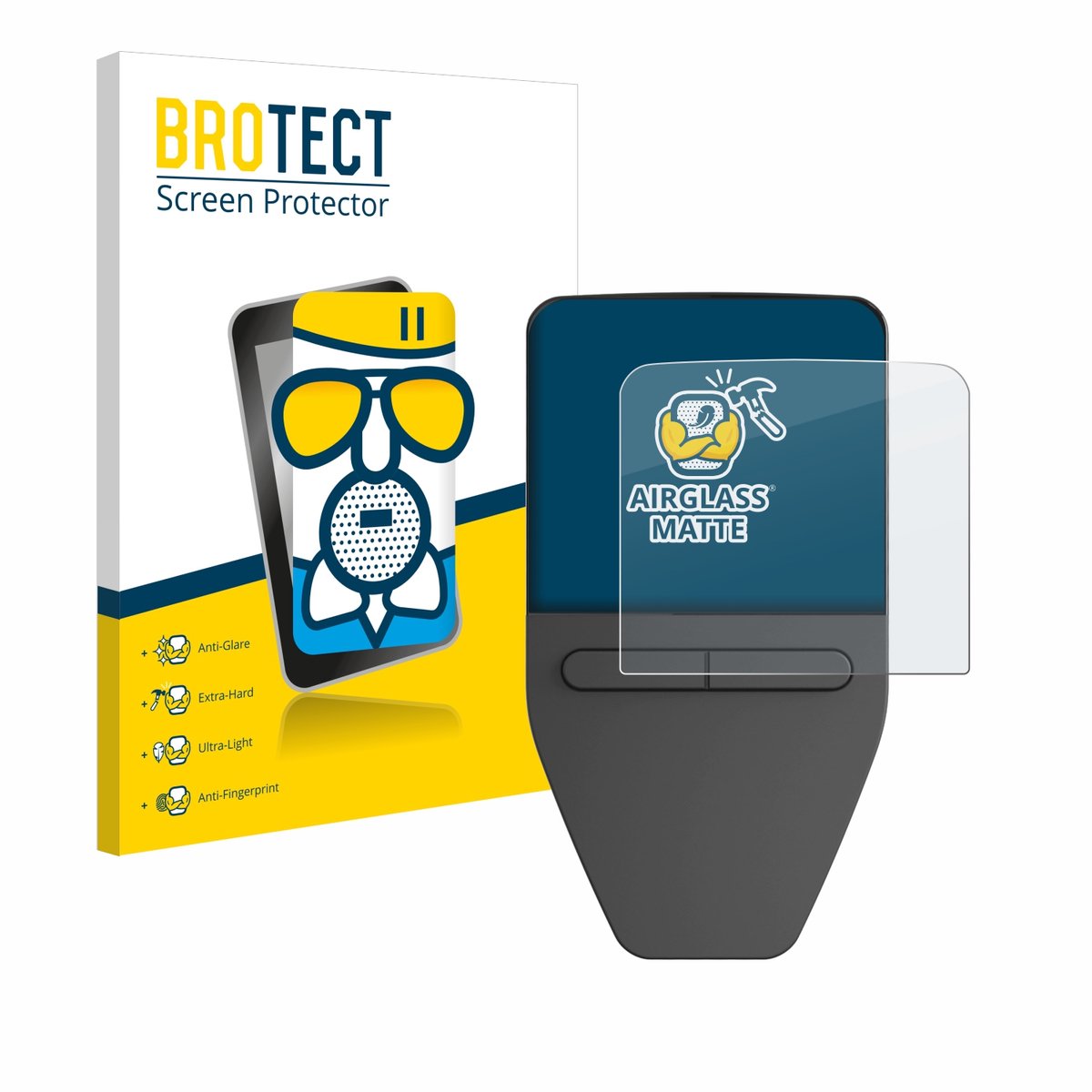 BROTECT - Screenprotector voor Trezor Safe 3 - Folie Beschermfolie Beschermglas matte