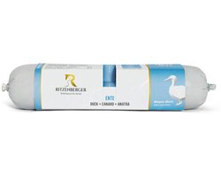Ritzenberger - Puppy eend & pompoenrijst rol 2 x 400g. Doos 12 rollen (24 x 400 gram): totaal 9,6 kilo