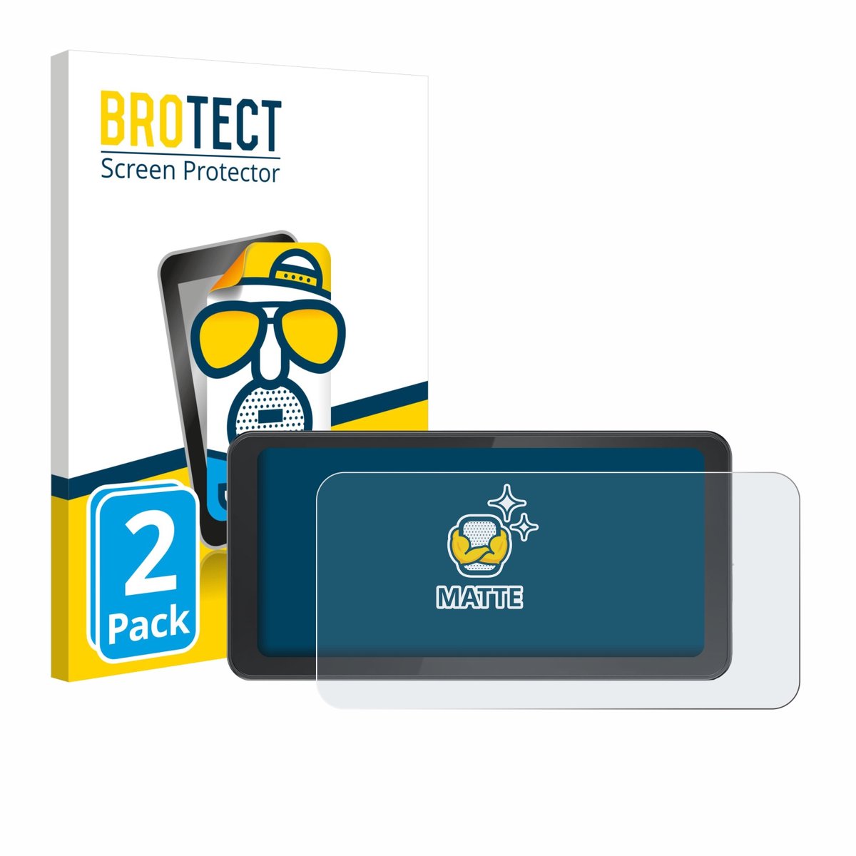 BROTECT - Screenprotector voor Spedal CL871 6.25" - Folie Beschermfolie matte 2 Stuks