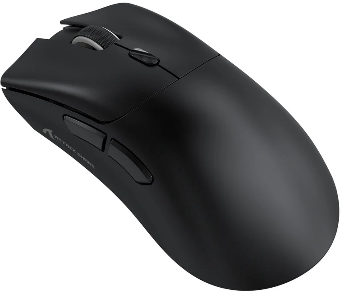 Attack Shark R1 - Draadloze Gaming Muis - 2.4G + BT5.2 - Lichtgewicht 59G - USB C - Zwart