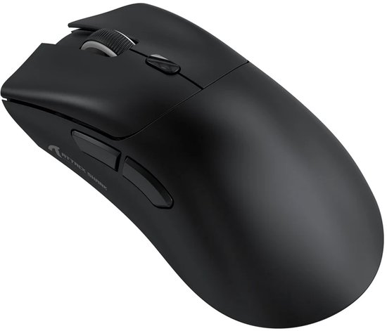 Attack Shark R1 - Draadloze Gaming Muis - 2.4G + BT5.2 - Lichtgewicht 59G - USB C - Zwart