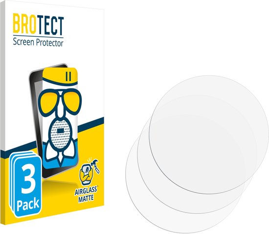 BROTECT - Protection d'écran pour Garmin Instinct 2 / 2 Solar - Film de protection en verre mat (3 pièces)