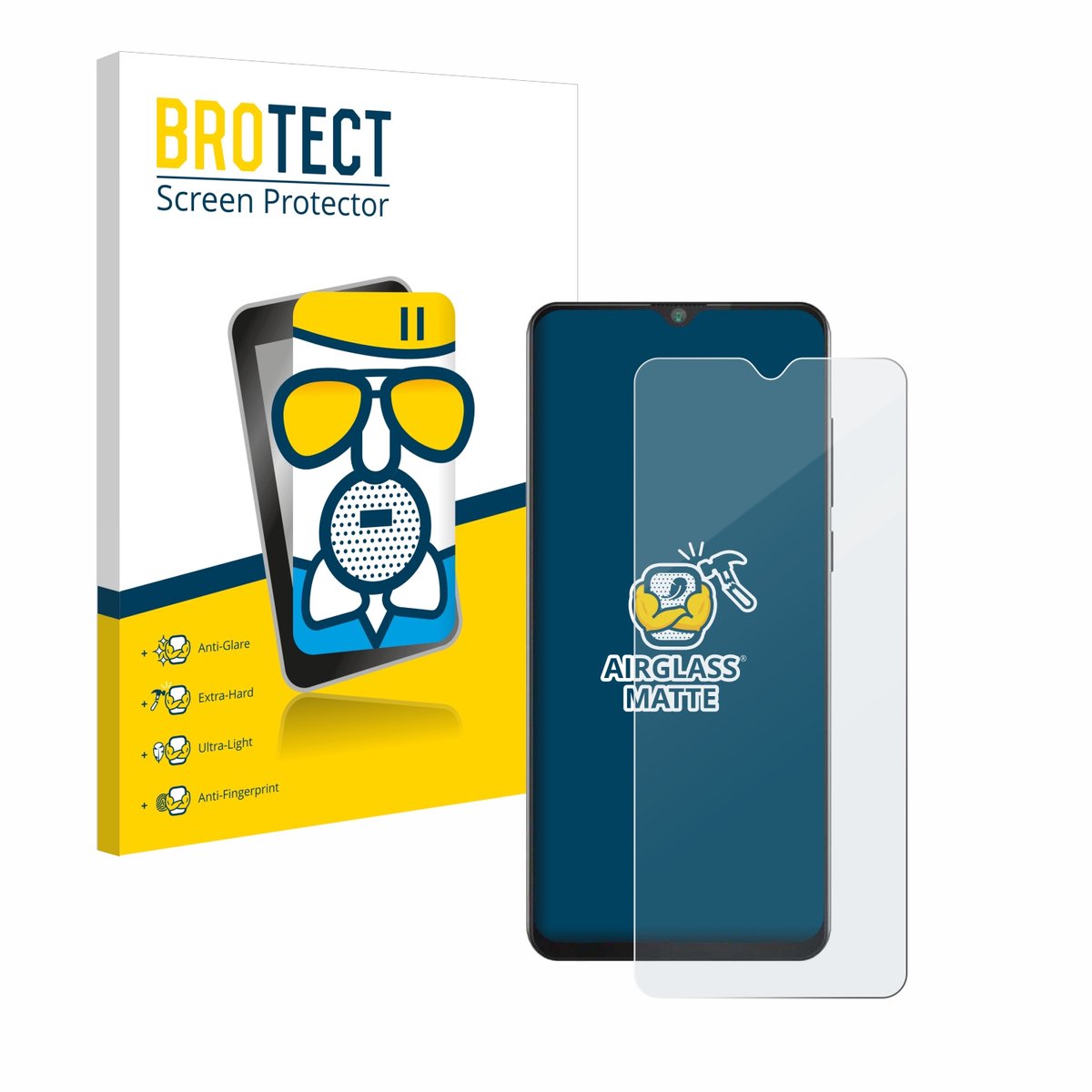 BROTECT - Screenprotector voor Cubot Note 20 - Folie Beschermfolie Beschermglas matte