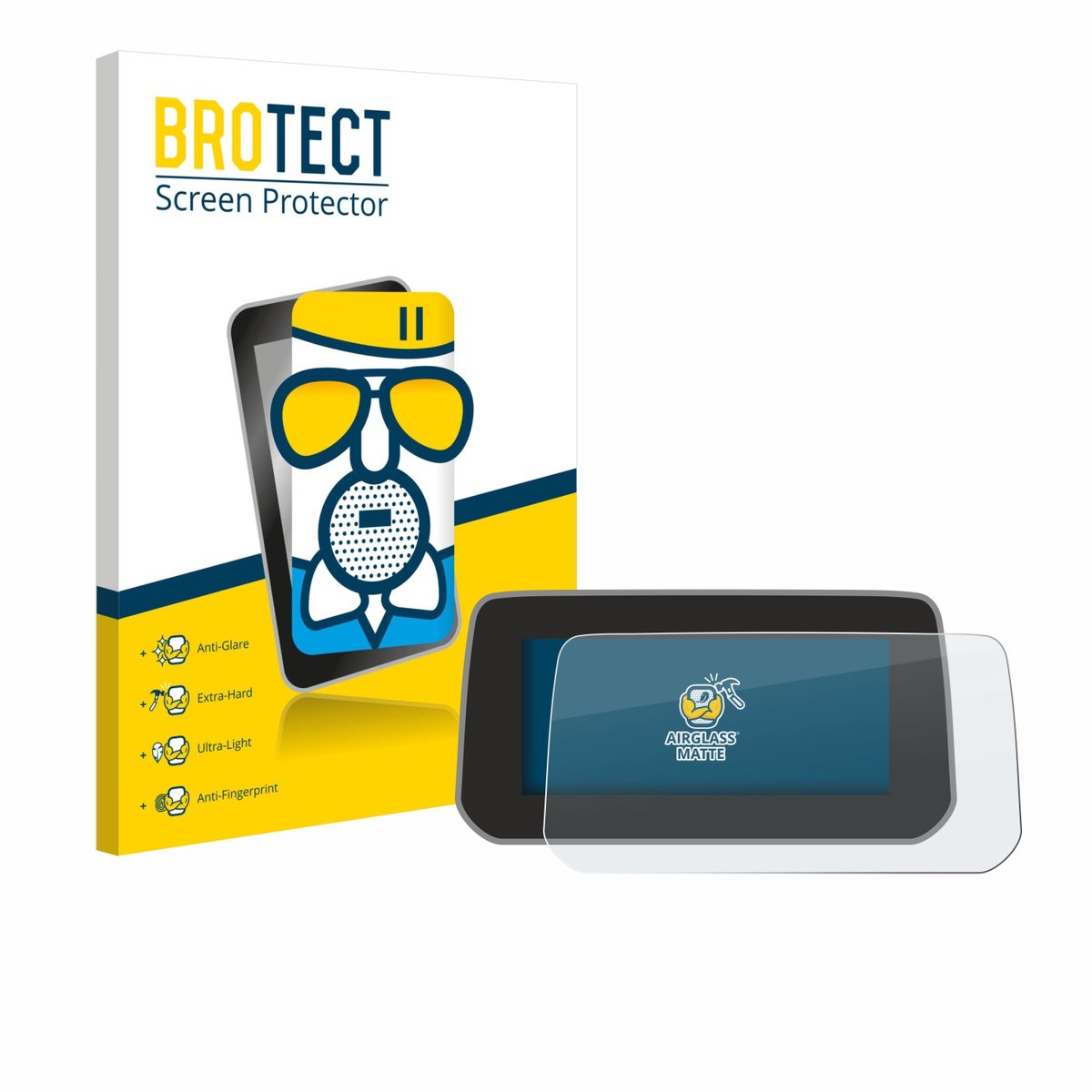 BROTECT - Screenprotector voor Mazda CX-5 2020 - Folie Beschermfolie Beschermglas matte