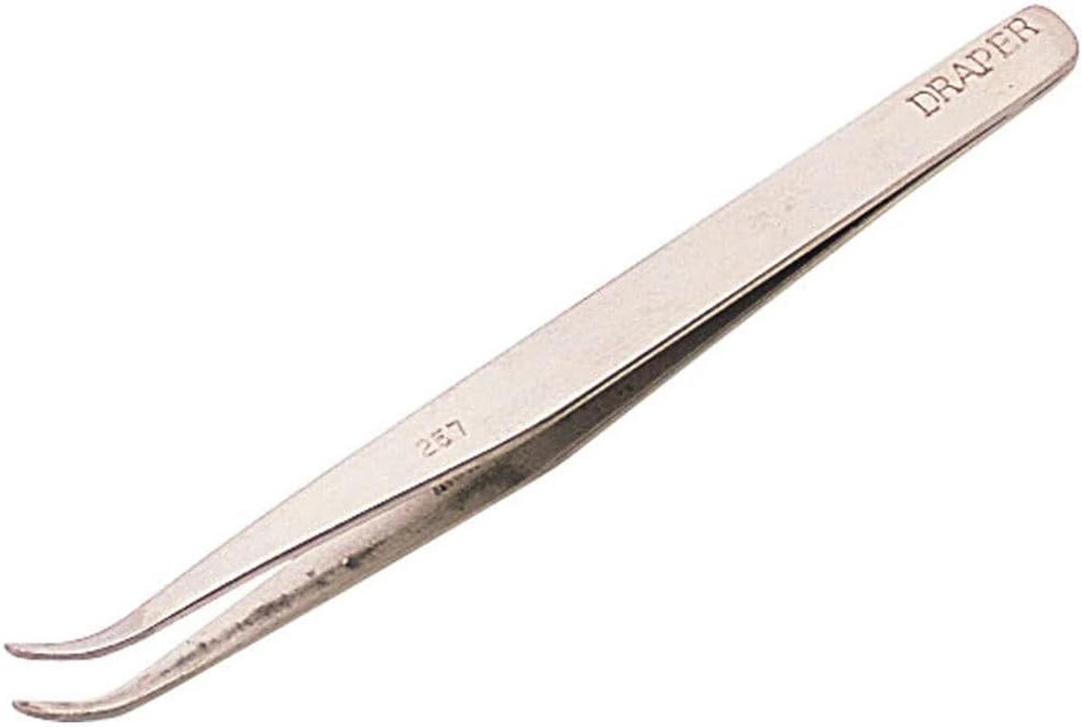 Professionele Pincet 120 mm Gekromd voor Precisiewerk