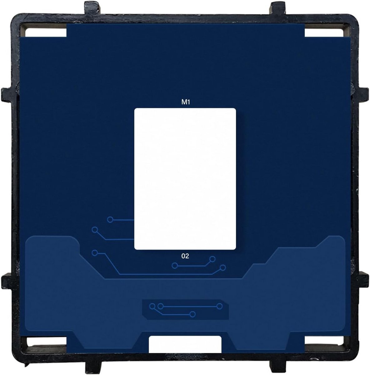 Dimmer Lichtschakelaar EU Standaard 1-voudig 2-weg met LED Display