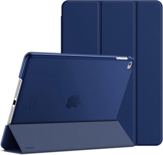Sounix Tablet Cover Convient pour iPad 10.2 (2019) 7e génération / iPad 10.2 (2020) 8e génération / iPad 10.2 (2021) 9e génération - Étui - Bleu marine