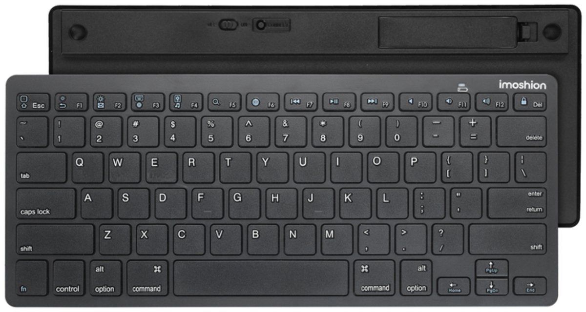 iMoshion Ergonomisch Toetsenbord Draadloos - QWERTY - 60% Keyboard Bluetooth - Zwart