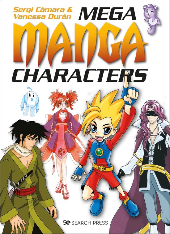 Mega Manga Characters - cover