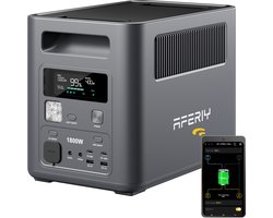 AFERIY Nomad1800 - Draagbaar Powerstation 1024Wh - 1800W AC Output - 36 min Snelladen - 7 Jaar Garantie - LiFePO4 - UPS <10ms - App-bediening
