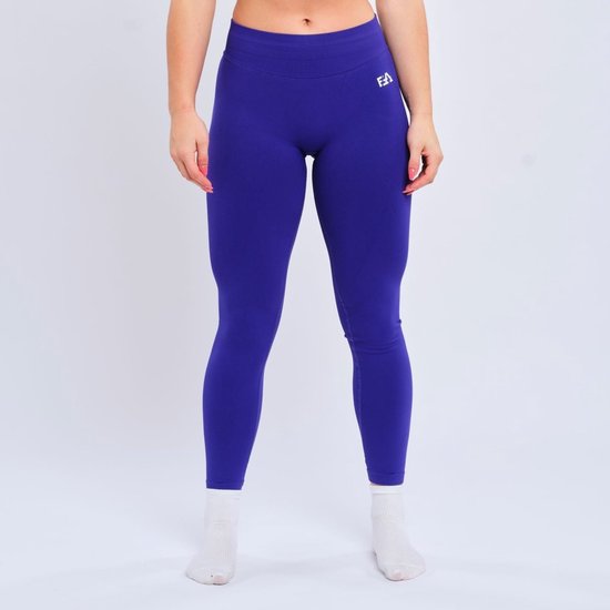 Euphoria Sportlegging Dames - Sportkleding Dames - Sportbroek Dames - Yoga Broek Dames - Paars - Maat L van Merkloos — afbeelding 3