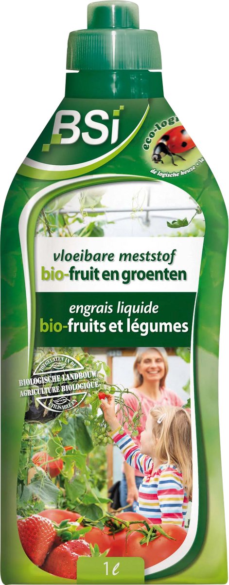BSI Bio-Fruit en Groenten Meststof 1l - Voor Groenten en Fruit