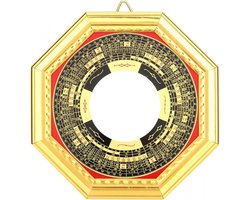 Traditionele Feng Shui Ba Gua-Spiegel voor Bescherming en Geluk - 13,5 cm - Zakelijk - Harmonie - Positieve Energie