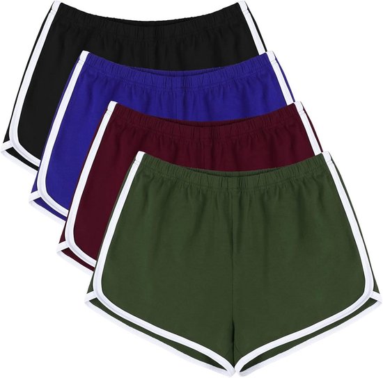 Dames Katoenen Sportshorts voor Yoga, Gym en Hardlopen — afbeelding 2