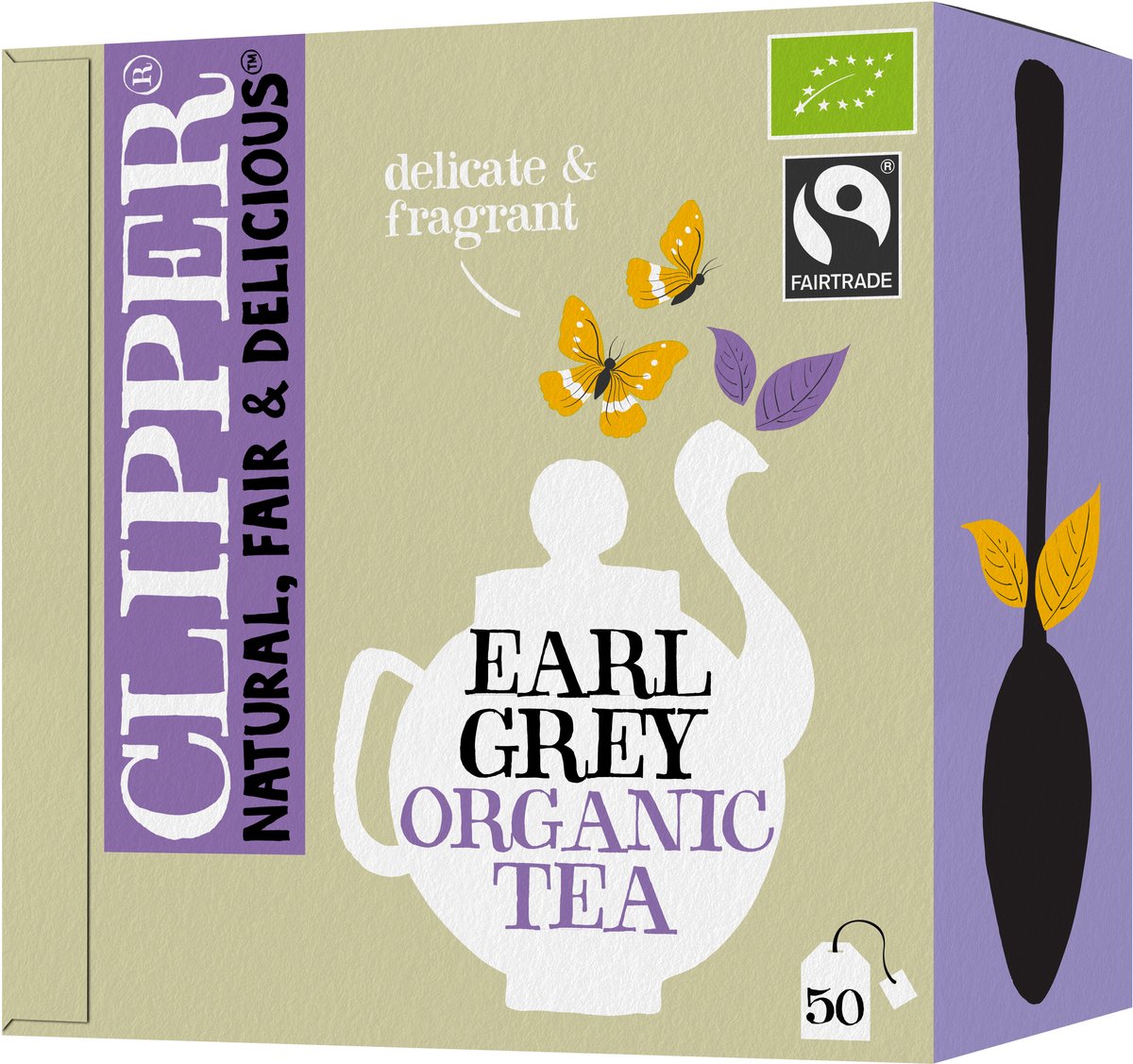 Clipper - Biologische Thee - Earl Grey - 4 x 50 theezakjes