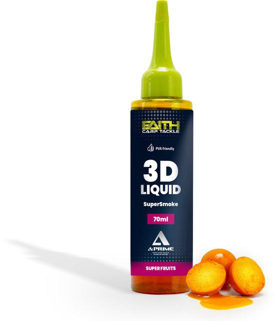 Faith A-Prime Boilie combi deal Super Fruits - Boilies - Karpervissen - Karper aas - Pop ups - Liquid bait Smoke van Merkloos — afbeelding 2