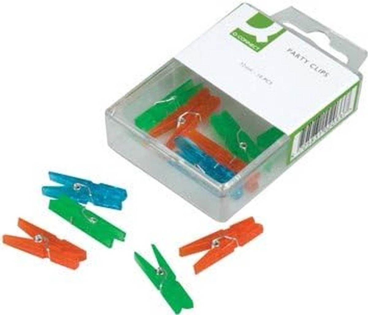 Set van 10 Mini Wasknijpers voor Waslijn - 32 Meter
