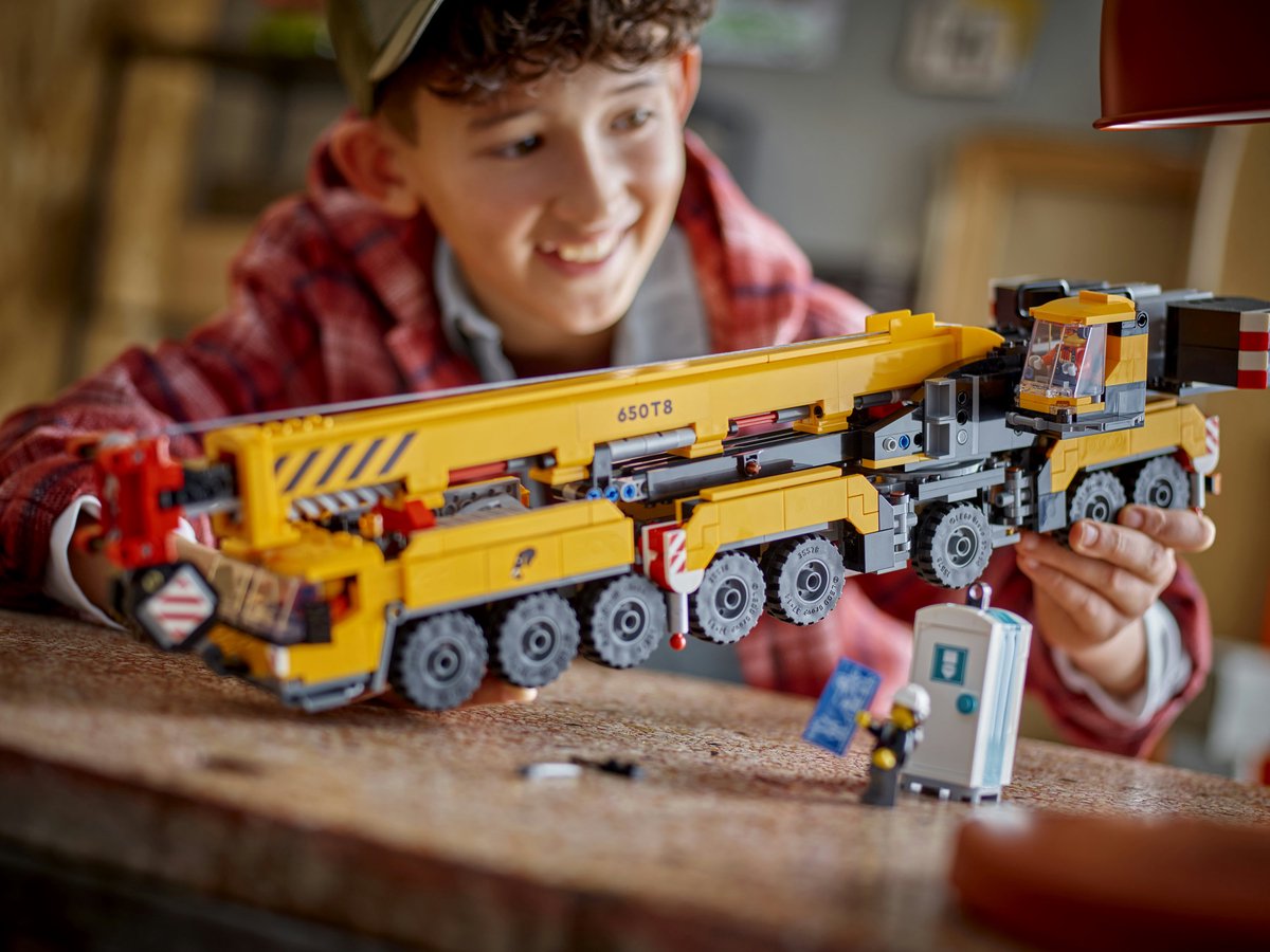 LEGO City Gele mobiele bouwkraan speelgoedset - 60409 — afbeelding 16