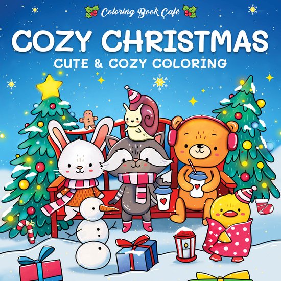 Cozy Christmas - Cute & cozy coloring - cover