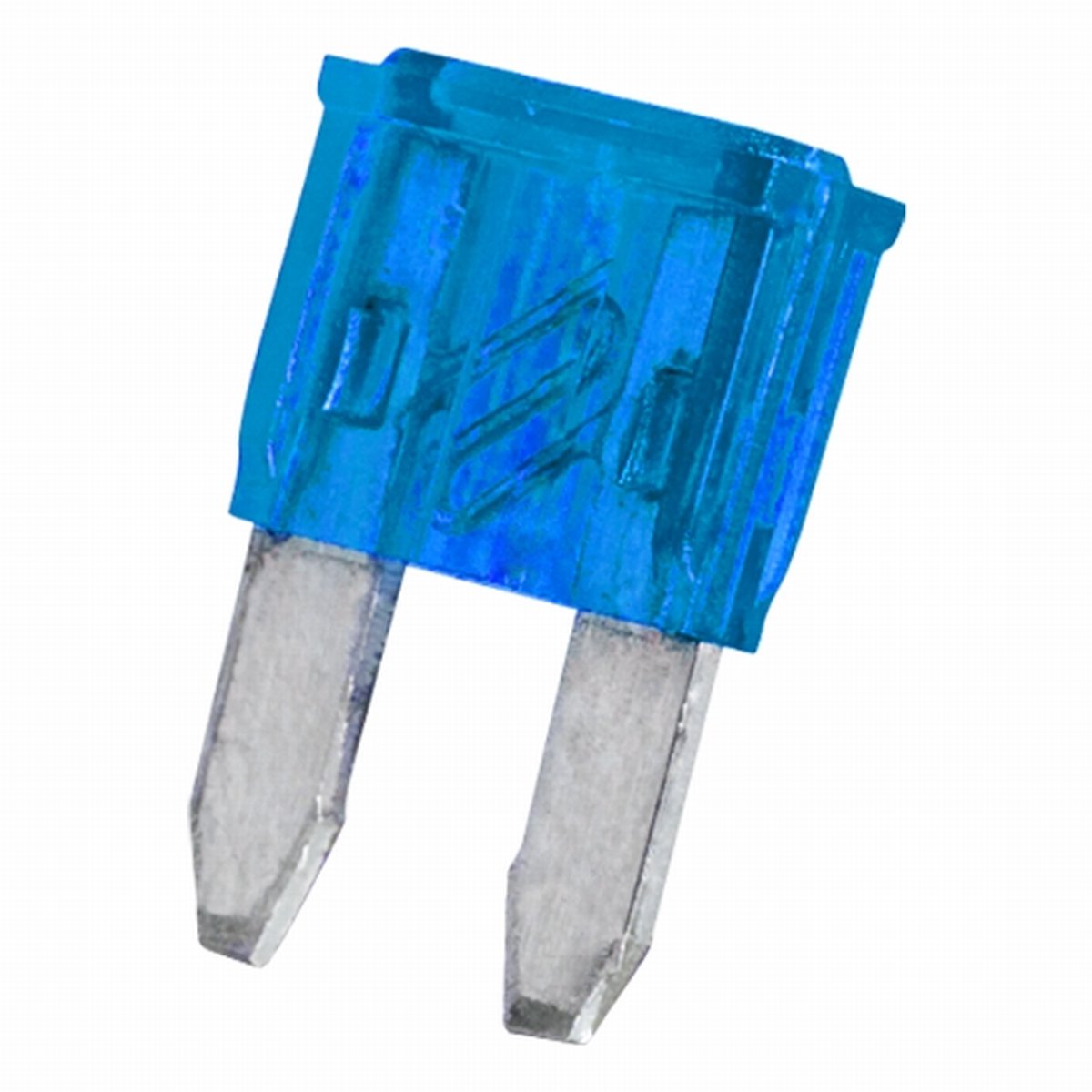 25x Mini Steekzekering Auto – 15A – Blauw – 11 X 8,6 Mm – Mini Knife Fuse – Per 25 Stuks [05365]