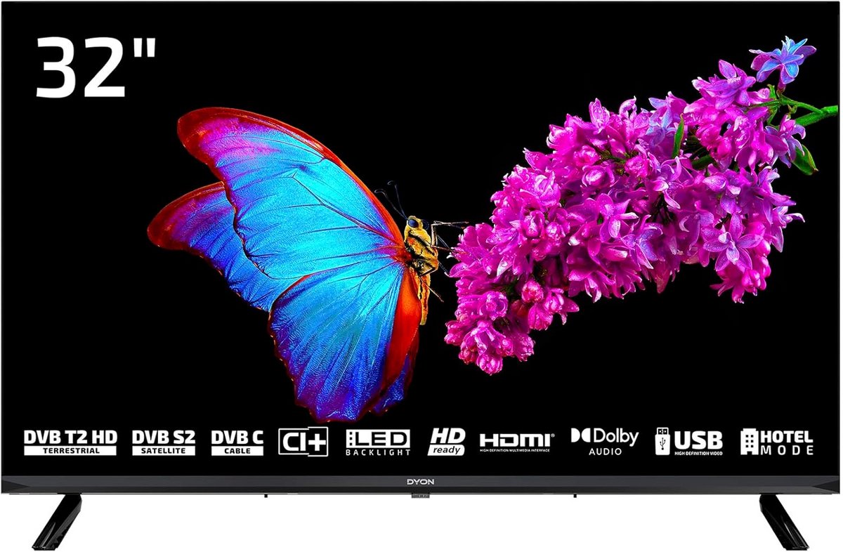 HD LED Televisie 80 cm (32 inch) met Drievoudige Tuner en USB Mediaweergave