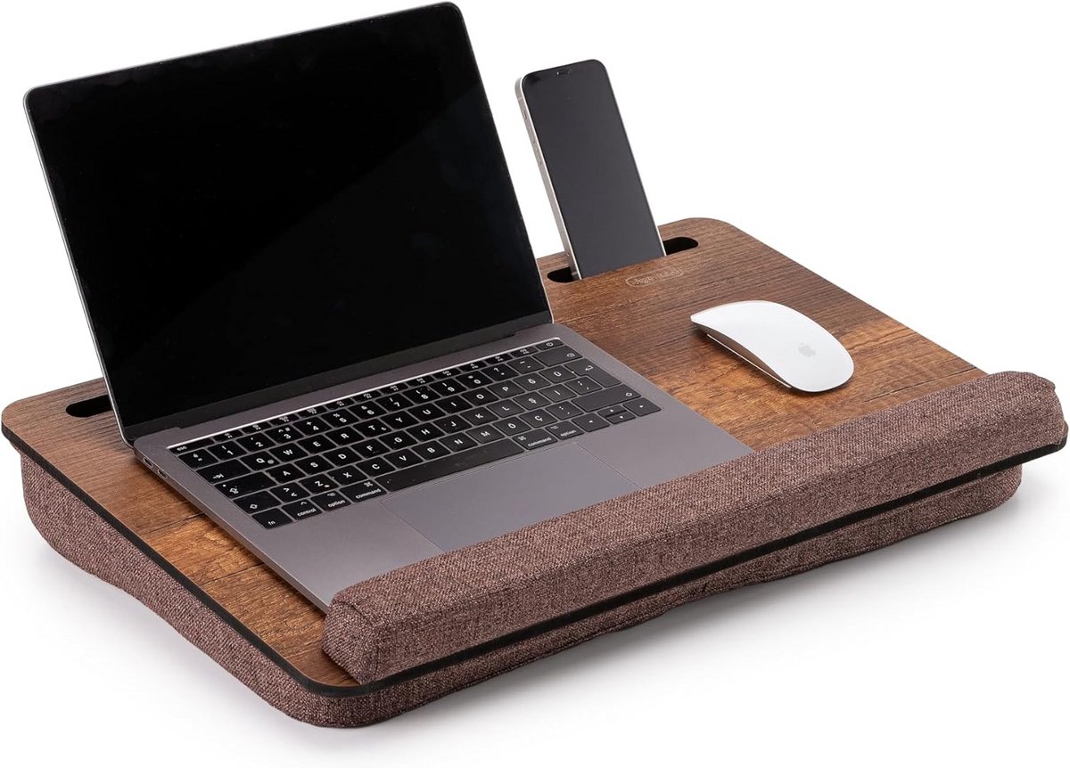 Houten Laptop Tafel voor Bed en Sofa - Verstelbaar en Draagbaar