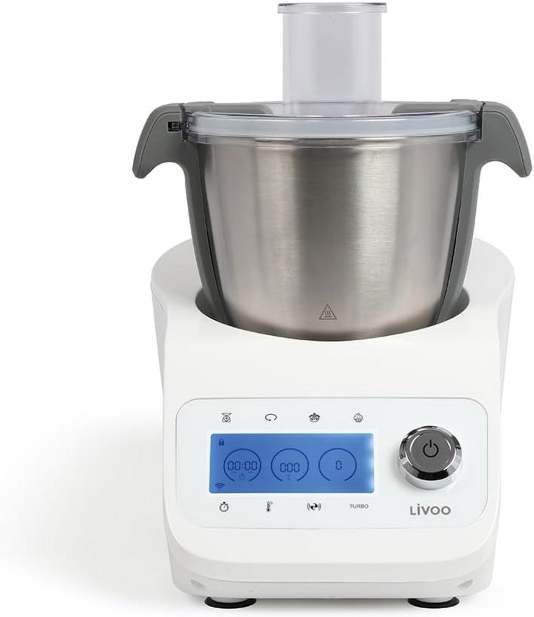 Keukenmachine met 12 Functies: Koken, Stomen, Hakken & Meer met 3.5L Kom