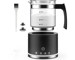 Elektrische melkopschuimer inductie 4-in-1 500 ml vaatwasmachinebestendig - cacao-functie - warme chocolademelk - melkschuim - warme melk