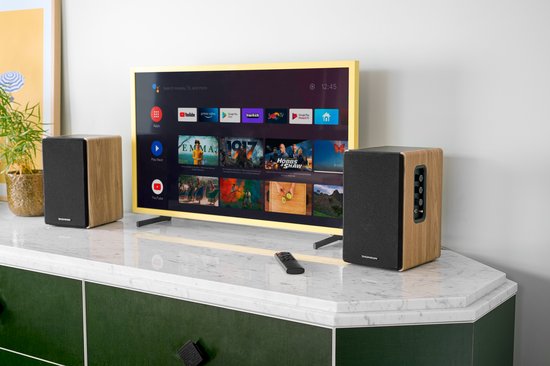 Thomson Cosy WS902DUO Boekenplank Speakerset L - Zwart van Merkloos — afbeelding 5