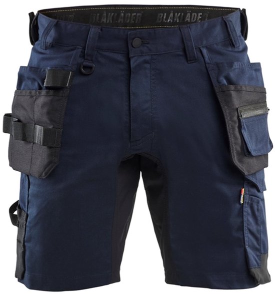 Short 2-Sens Stretch 1752-1832-8600 Bleu Marine C54