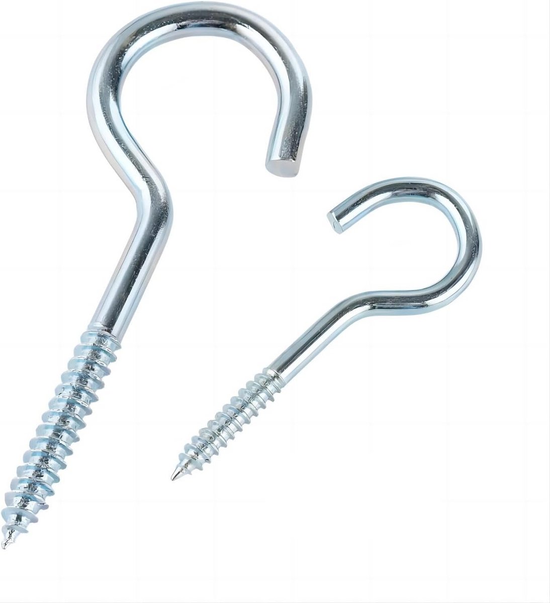 55 mm Open Schroefhaken - Robuuste C-haakschroeven voor Ophangsystemen - Wand, Plafond, Bloempotten
