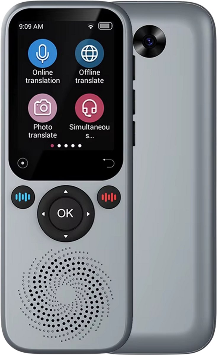 Weij Services AI Taalvertaler Draagbaar met Opnamefunctie - Weij Services - €189,95