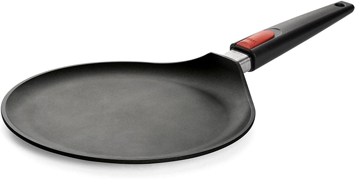 Titanium Crêpespan 26 cm - Afneembare Steel - Geschikt voor Alle Warmtebronnen