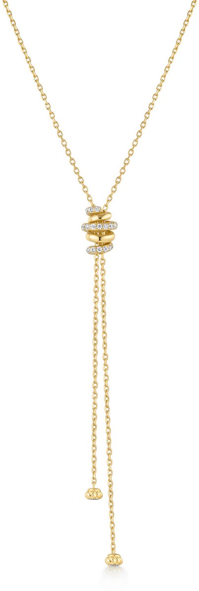 Gold Twisted Rope Necklace S