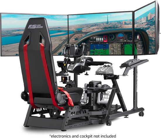 Next Level Racing - Vrijstaande Triple Monitor Standaard - Max 43 inch van Merkloos — afbeelding 2