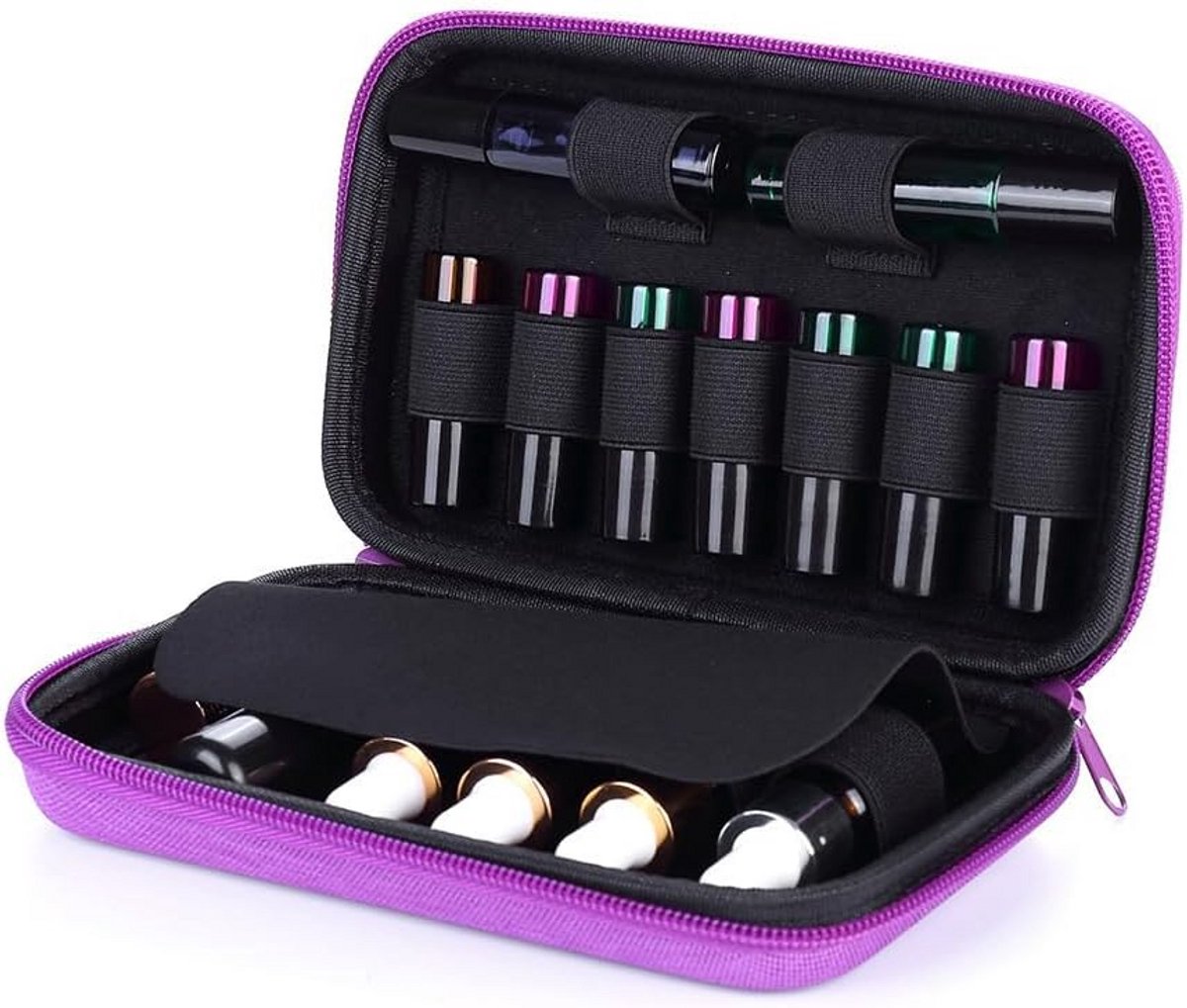 Reis- en Opbergtas voor Essentiële Oliën en Nagellak