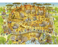 Heye African Habitat - Puzzel - 1000 stukjes