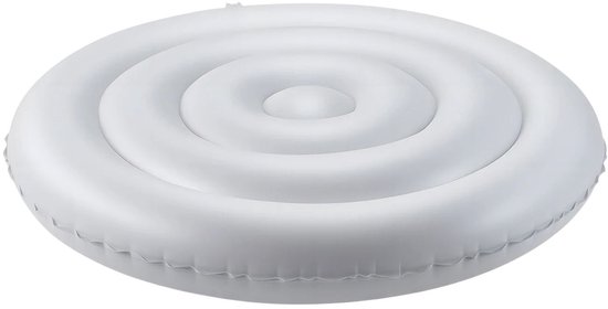 DoneMore® - opblaasbare hot tub cover - spa afdekking - warmte-isolerend - weerbestendig PVC - wit - 165 x 165 x 23 cm - 2 kg