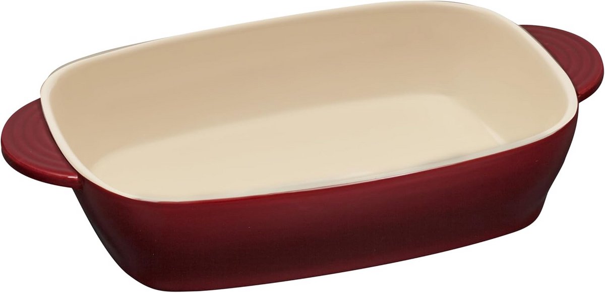 Keramische Ovenschaal Rechthoekig - Ideaal voor Lasagne, Brood en Brownies (2,4 Liter)