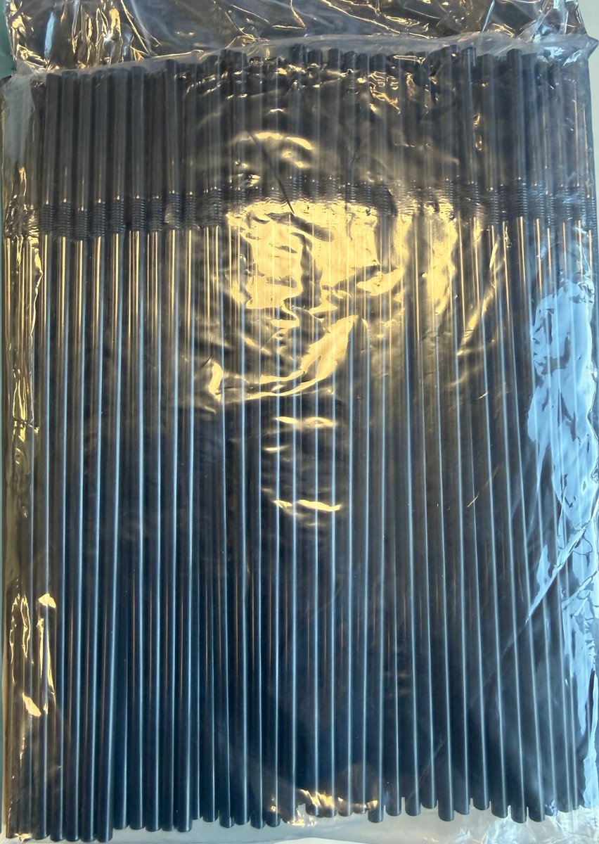 Herbruikbare Plastic Buigrietjes 5x240 mm – 250 Stuks – Zwart – Duurzaam & Flexibel