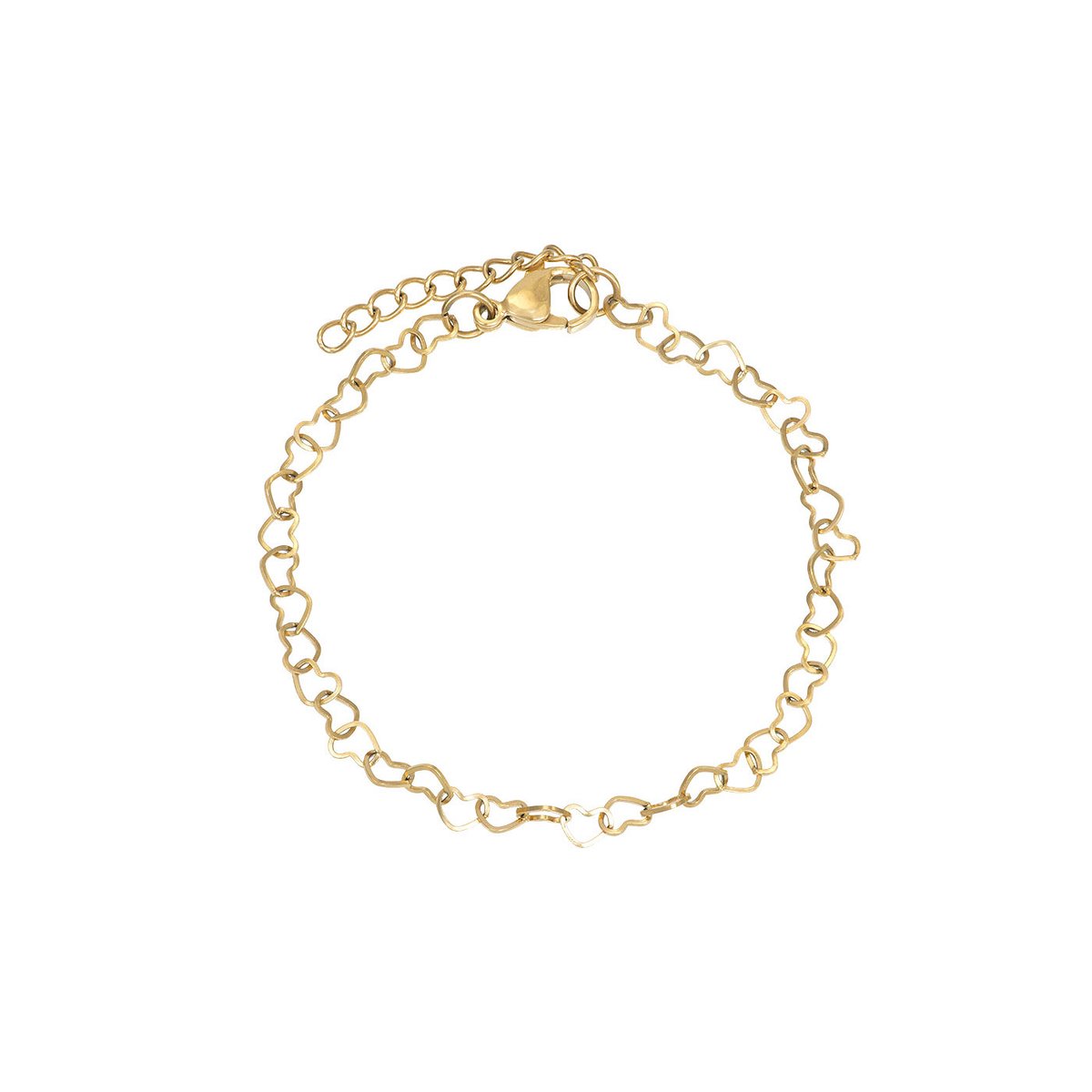 iXXXi Jewelry-Hearts-Goudkleurig-Dames Armband