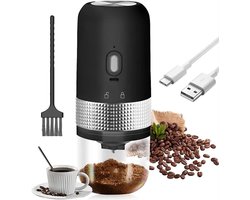 Elektrische Koffiemolen Koffiebonen Maler met één druk op de knop, Draagbare Keramische…