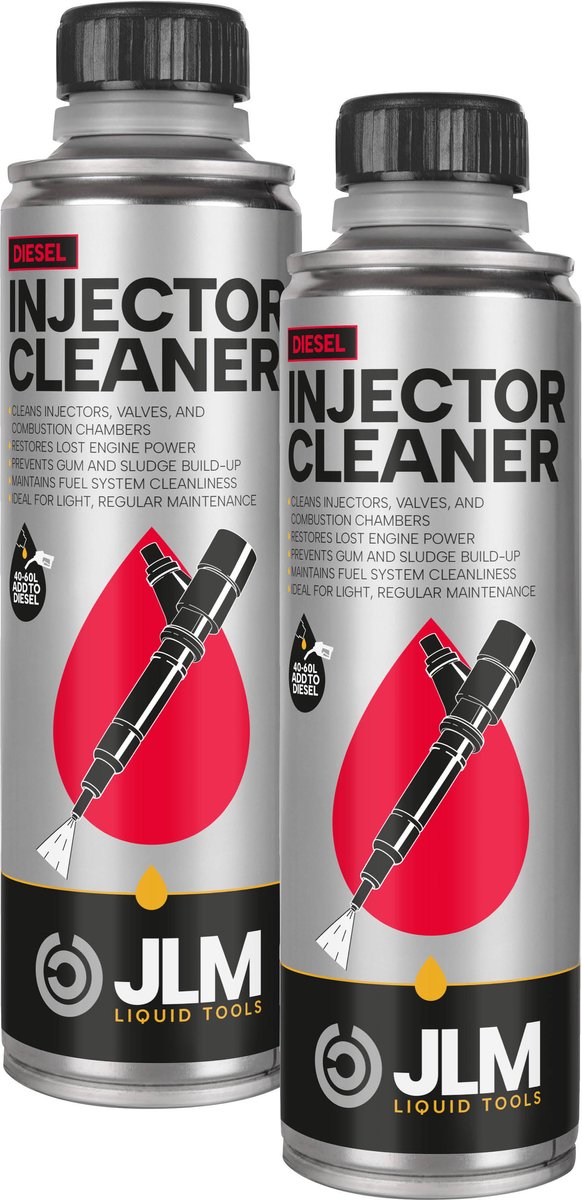 JLM Diesel Injector Cleaner - Brandstofreiniger - Verwijdert Roetaanslag - Verbetert Brandstofverbruik - Vermindert Uitstoot - 2-Pack 500ml
